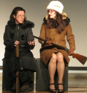 The Hunters by Joe McDonald, Directed by Matthew Silver. Janice Kirkel (left) as Eileen and Lorraine Federico as Rose (
