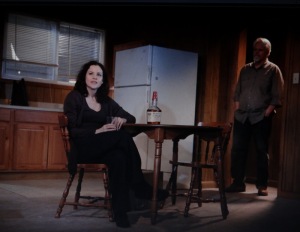 L to R: Ally Sheedy, Brian Lally in 'The Long Shrift by Robert Boswell, Directed by James Franco. Photo by Joan Marcus.