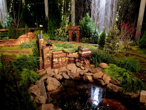 Belvedere Castle, Central Park Display, NYBG 28th Holiday Train Show, Bar Car Nights, Applied Imagination
