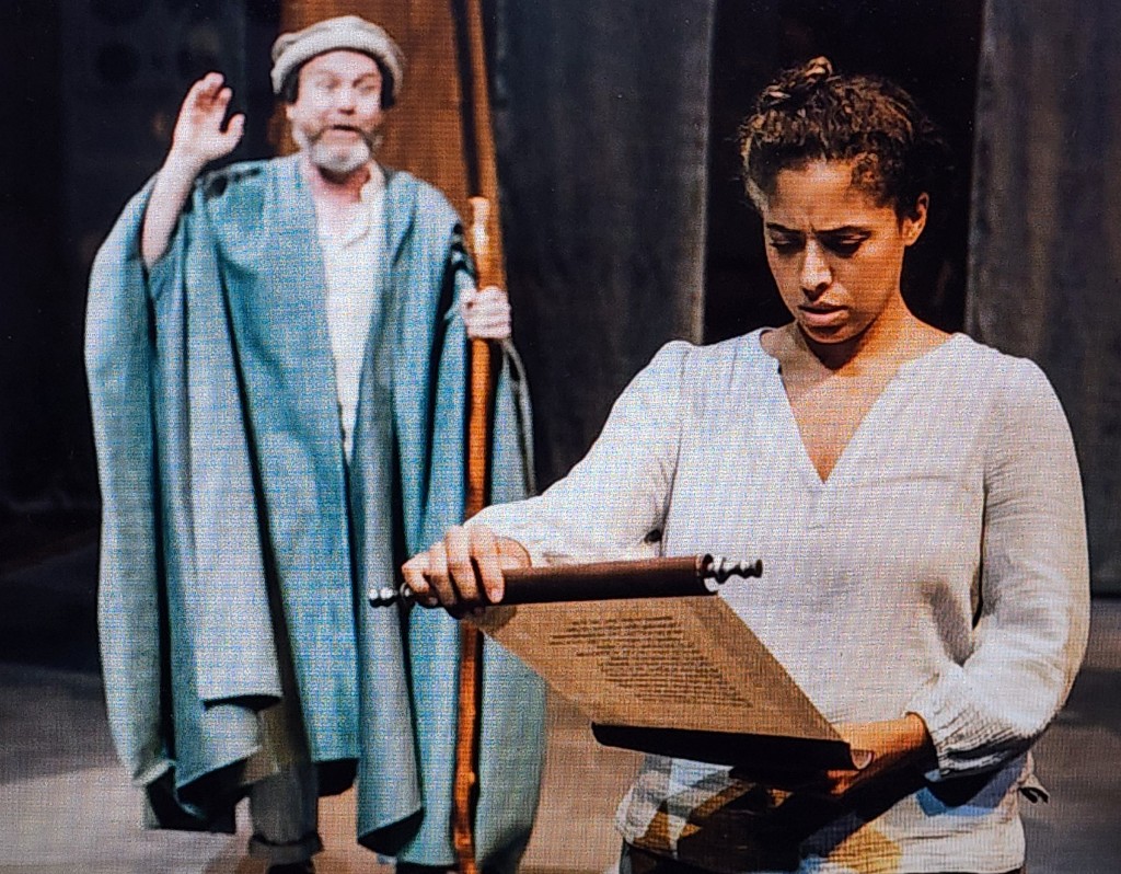 Paul L. Coffey, Tatiana Wechsler in Fiasco Theater's 'Pericles' at CSC (Austin Ruffer)